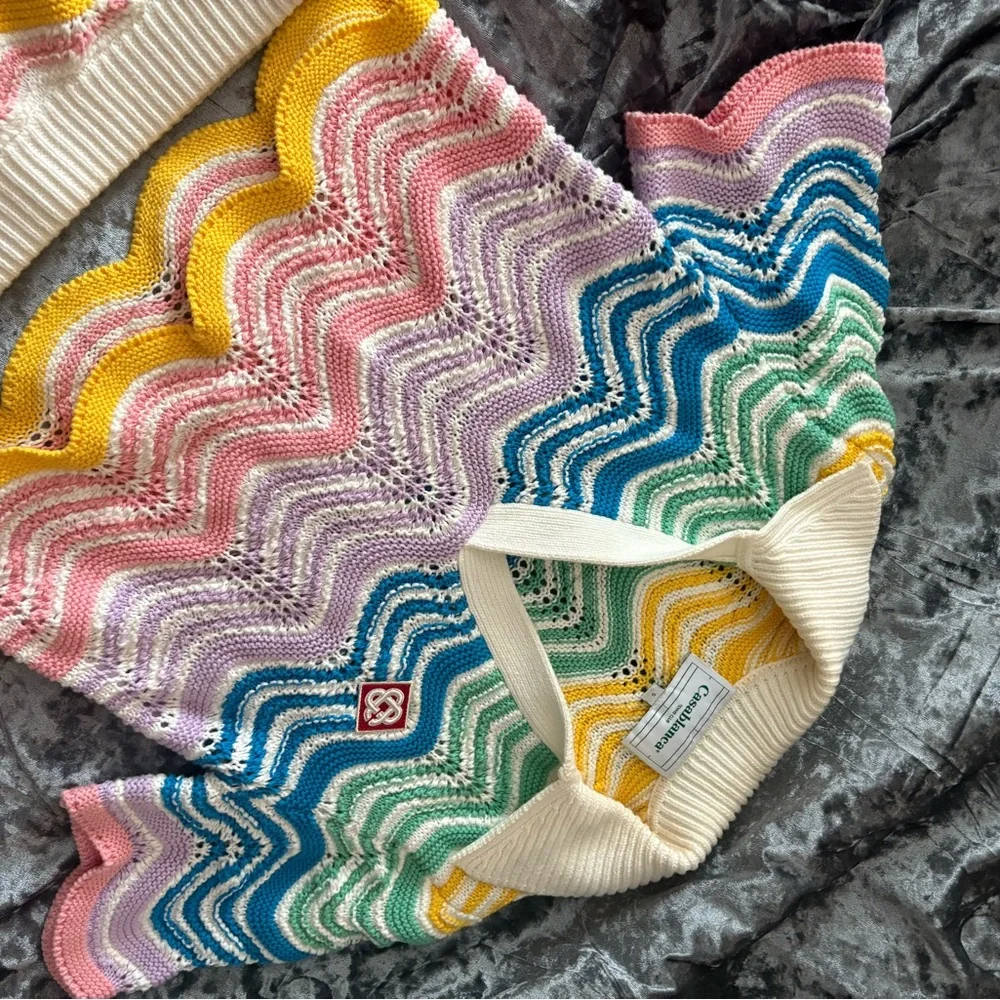 Colorful Wave Pattern Skirt Set - Picture 4 of 6